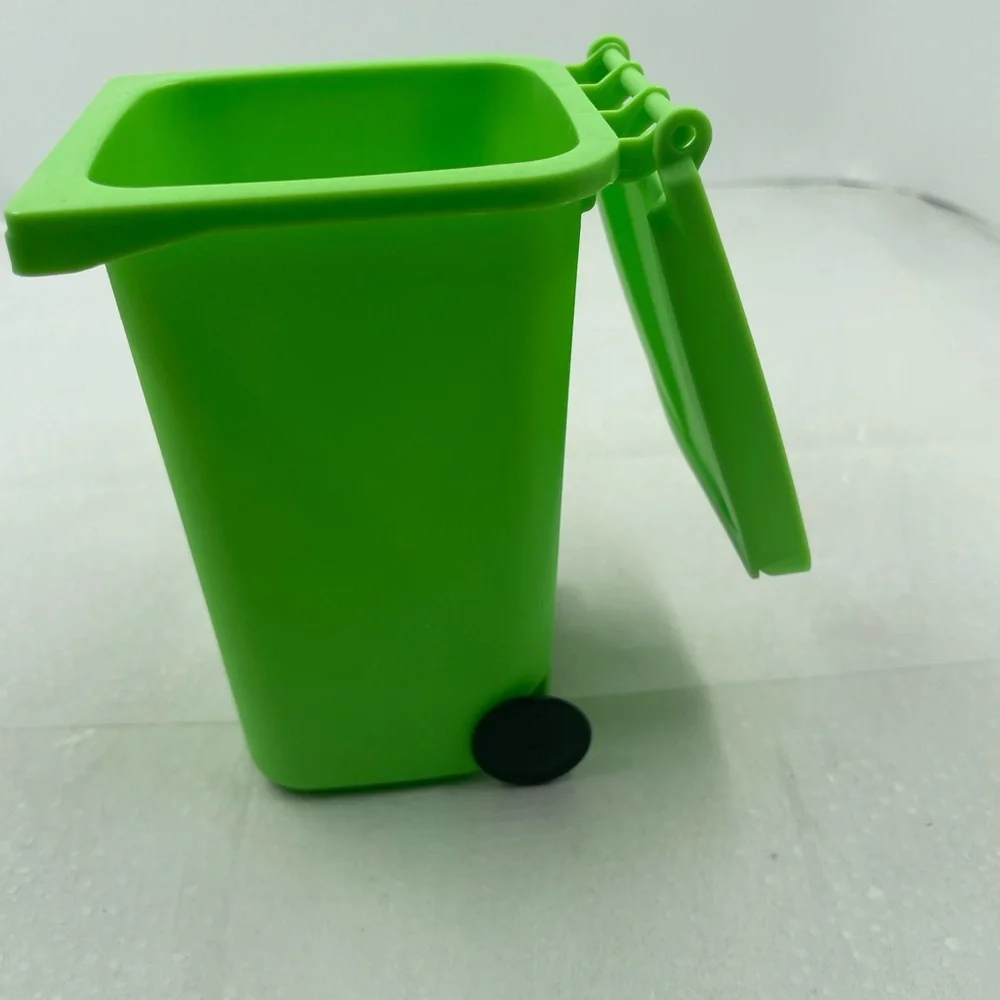 Neon Green Garbage Pencil Holder
